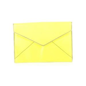 Rebecca Minkoff Leo Clutch Neon Yellow